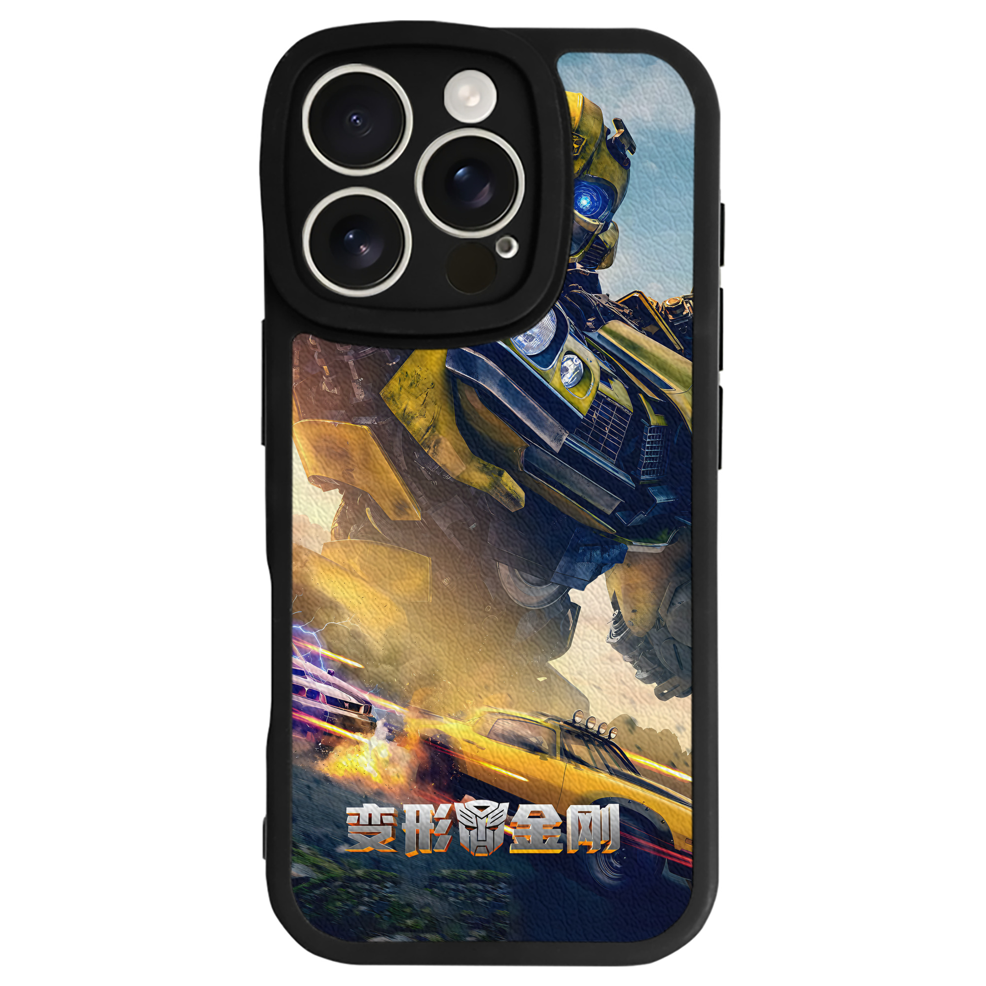 （画像用） Transformers トランスフォーマー 【iPhone 16シリーズ対応】シリコンスマホケース（レザー調） 材質：シリコン
